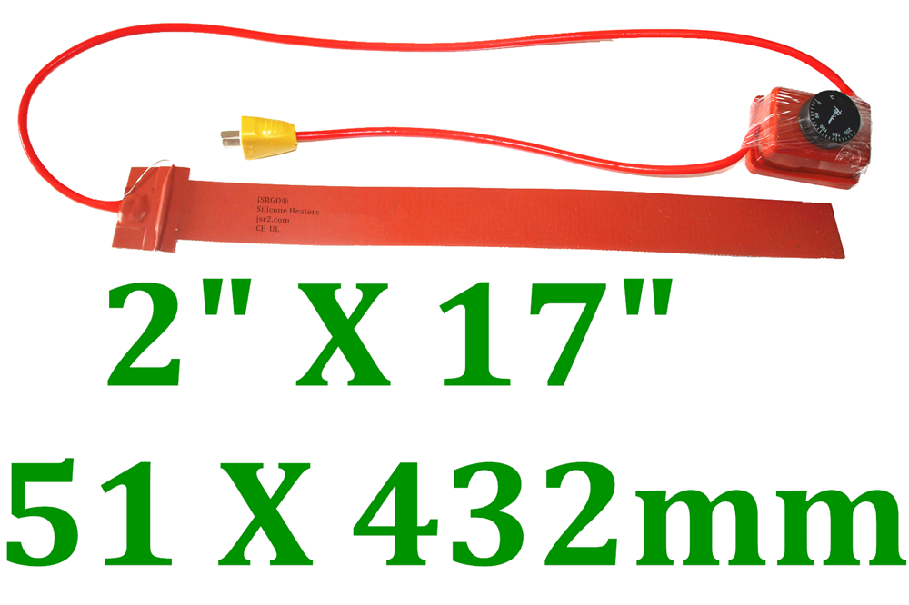 2" X 17" 51 X 432mm 120V 170W w/ Control Guitar Side Bending CE Heating Blanket